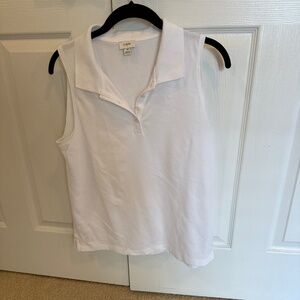 JC  Crew sleeves white top